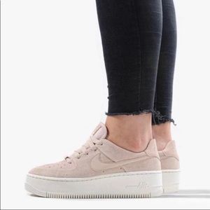 Nike Pink and Tan Sneakers for Stylish Comfort